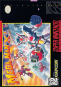 Mega Man X3 SNES cover
